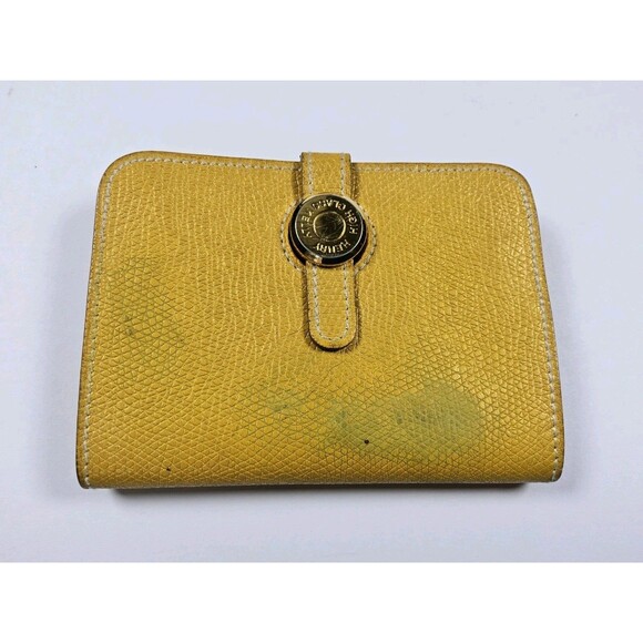 Hermes Leather ID Card Small Wallet - Picture 1 of 9